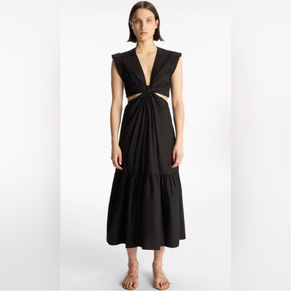ALC Alexandria Midi Dress in Black